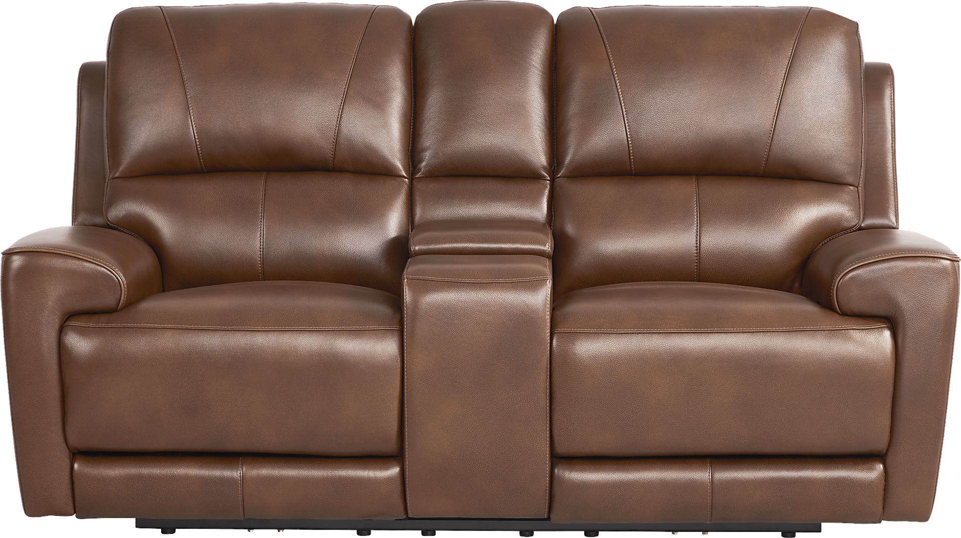 Fremont Brown Leather 5 Pc Dual Power Reclining Living Room - Image 9