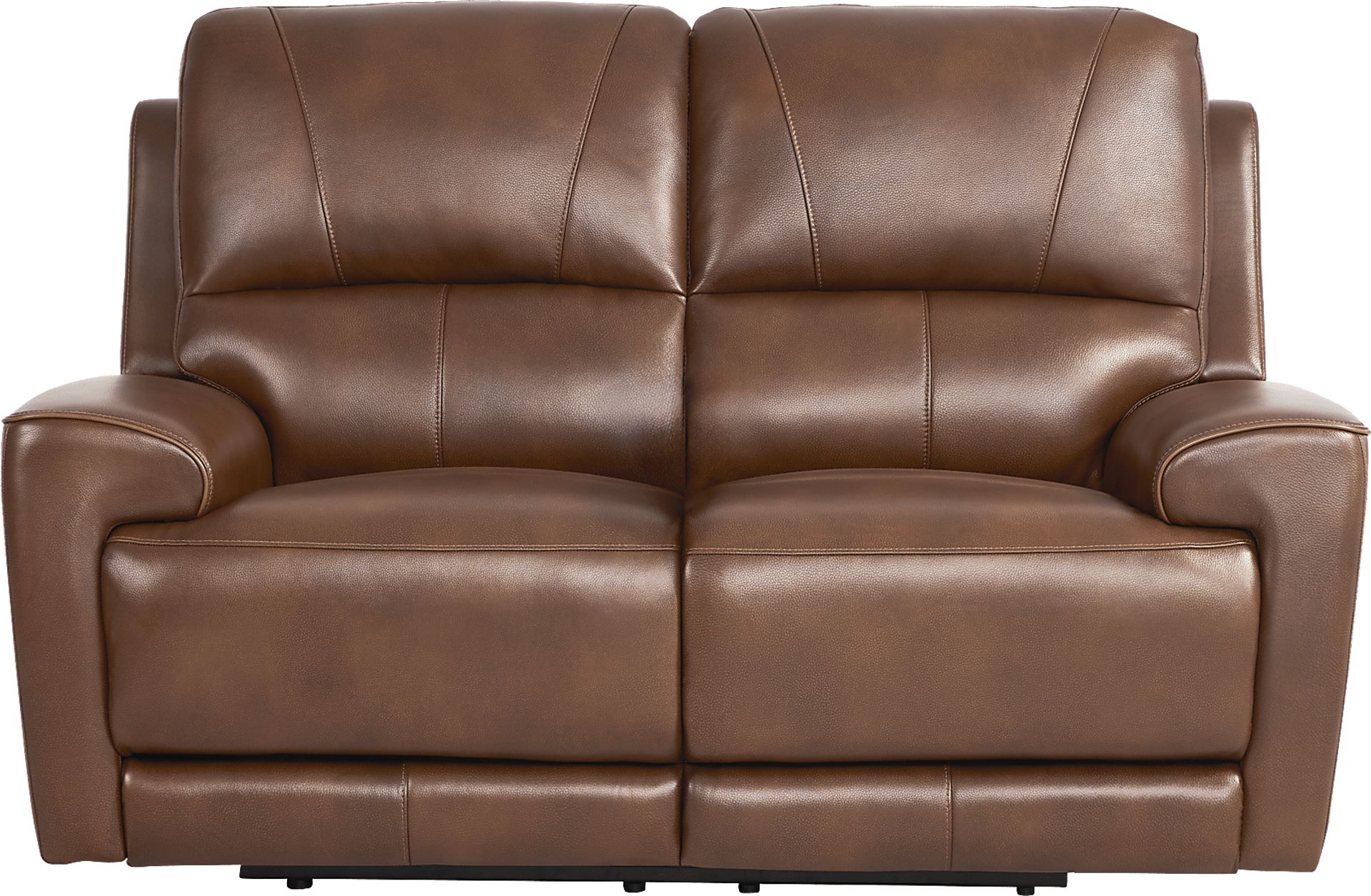 Fremont Brown Leather 2 Pc Living Room with Dual Power Reclining Sofa - Image 9