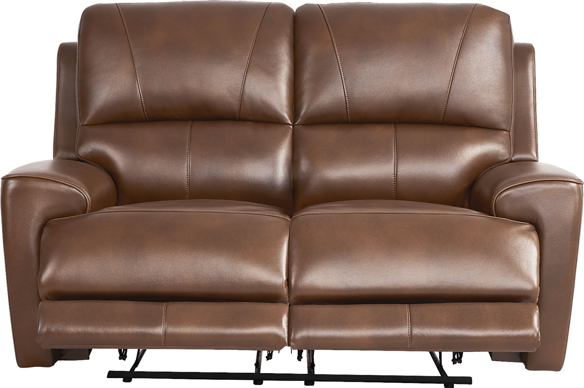 Fremont Brown Leather 2 Pc Living Room with Dual Power Reclining Sofa - Image 8