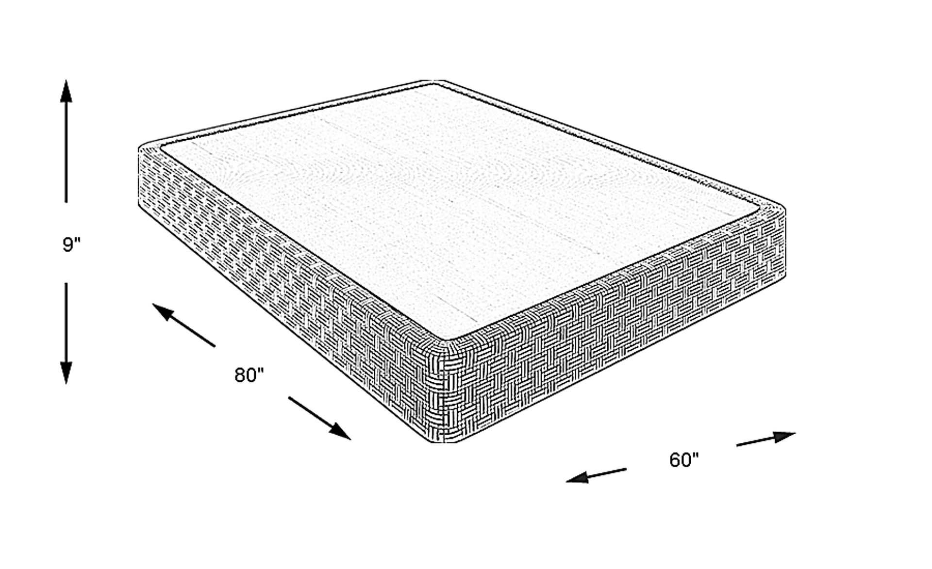 Dimension Image. Please refer to the Dimension Tab on this page for dimension details.