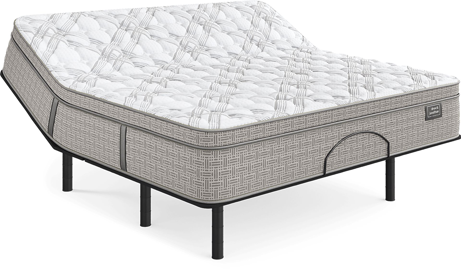 Drew & Jonathan Ruby Ranch King Mattress with Head Up Only Base - Image 1