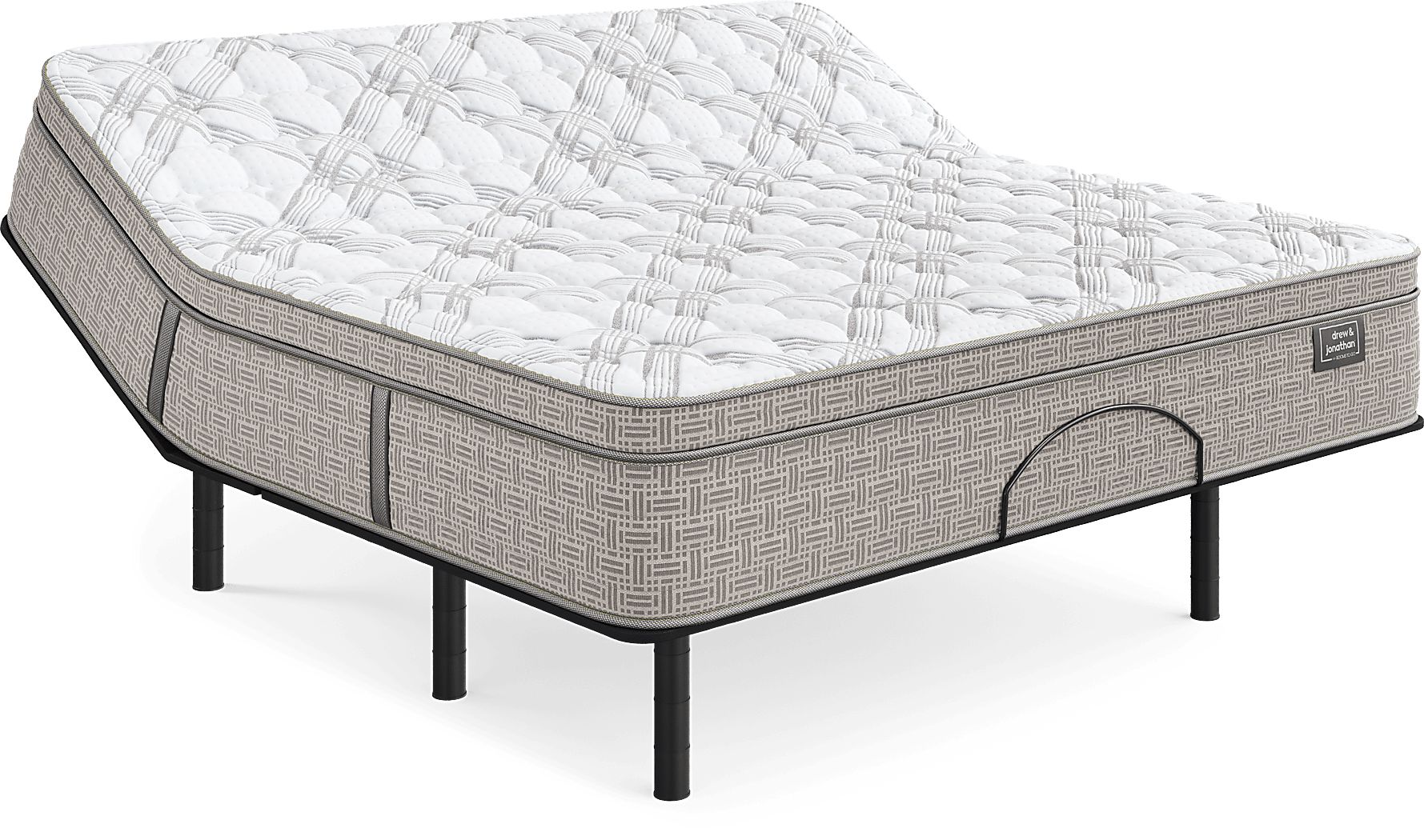 Drew & Jonathan Ruby Ranch King Mattress with Head Up Only Base