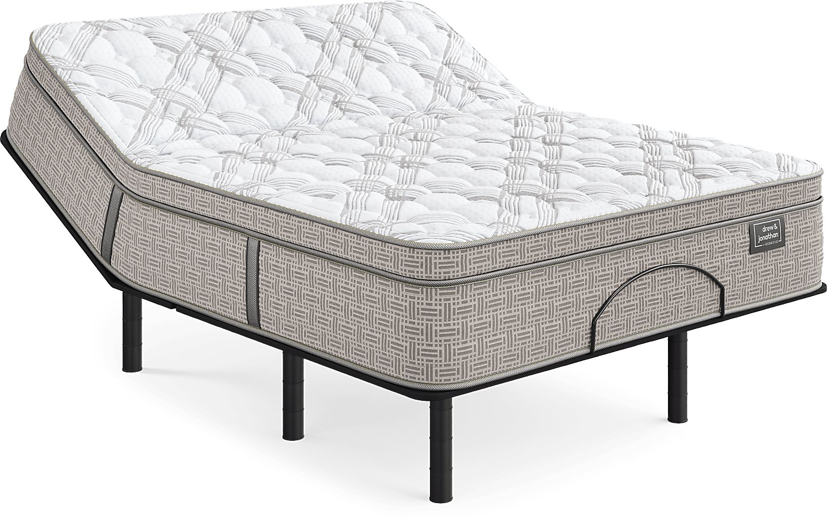 Drew & Jonathan Ruby Ranch Queen Mattress with Head Up Only Base