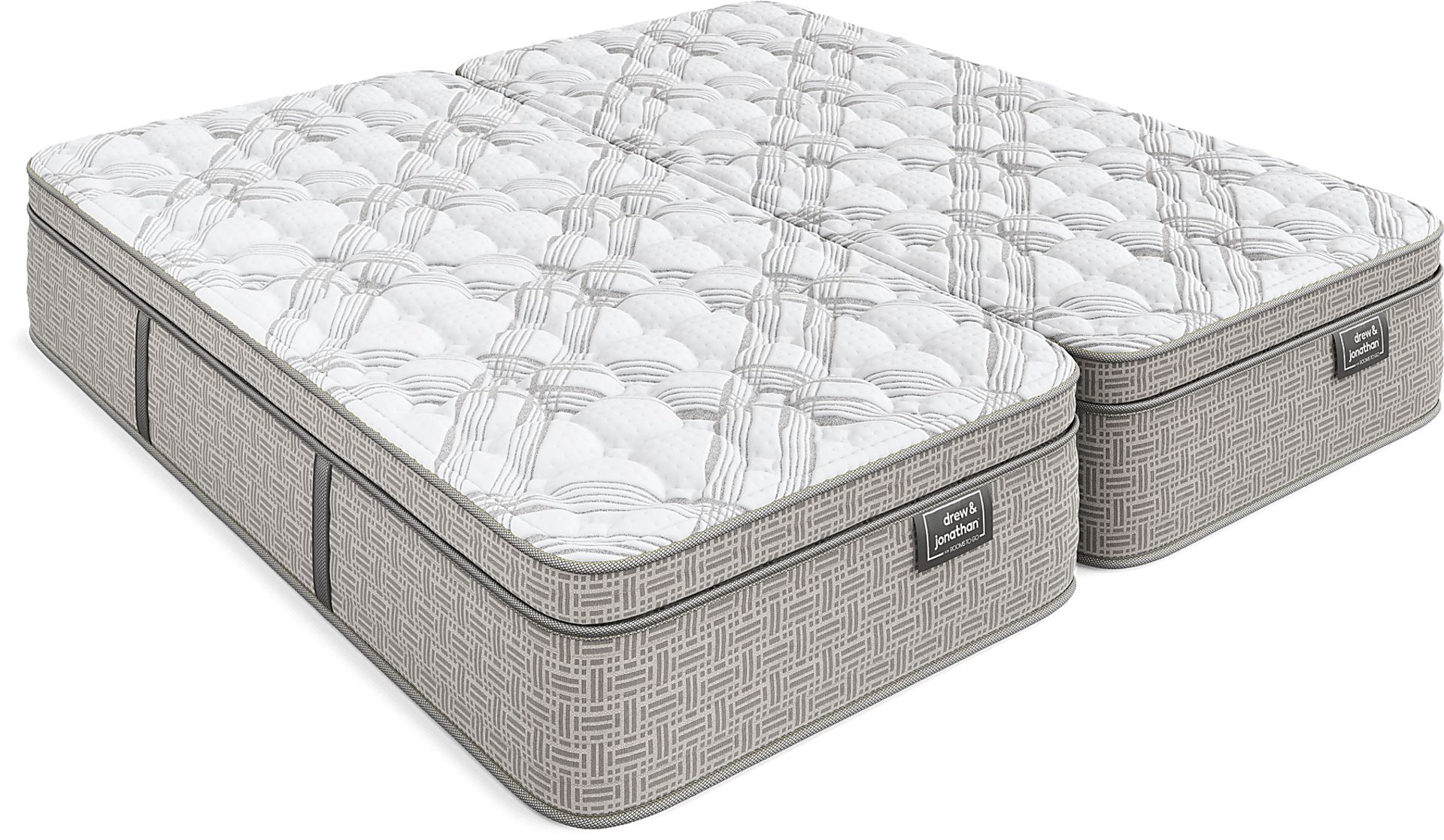 Drew & Jonathan Ruby Ranch Split King Mattress (2 TWXL) - Image 1