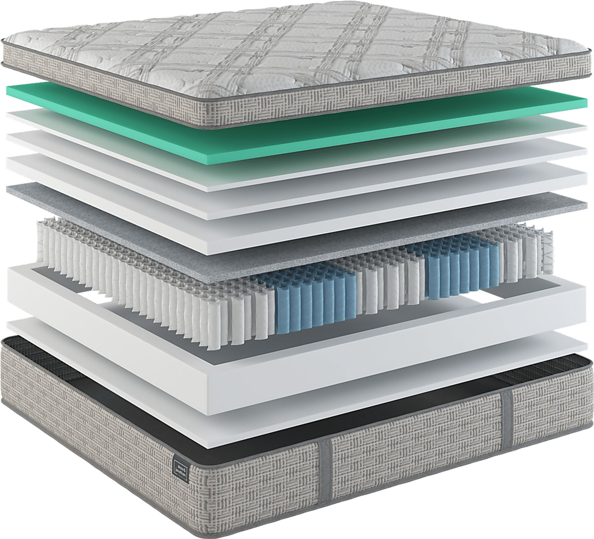 Drew & Jonathan Ruby Ranch Split King Mattress with RTG-Sleep 3100 - Image 2
