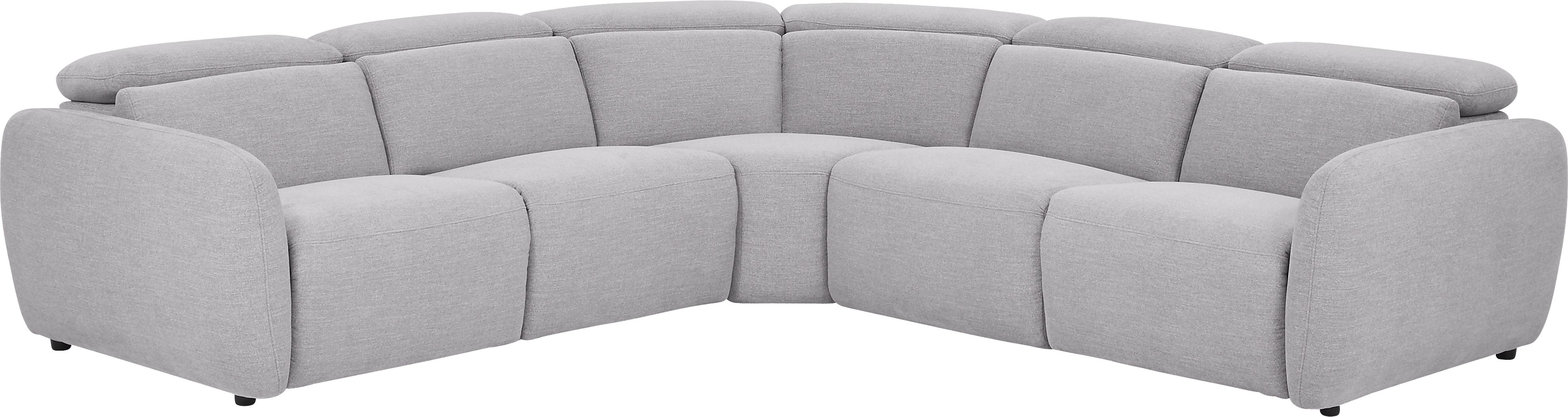 5 pc dual power reclining sectional