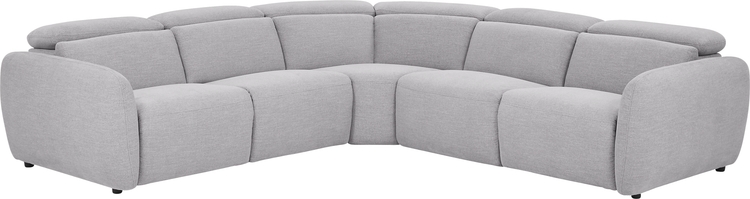 5 pc dual power reclining sectional