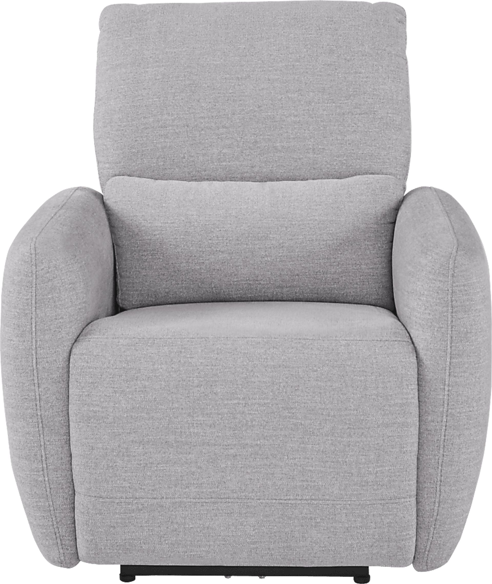 Westlake Light Gray Dual Power Recliner - Image 3
