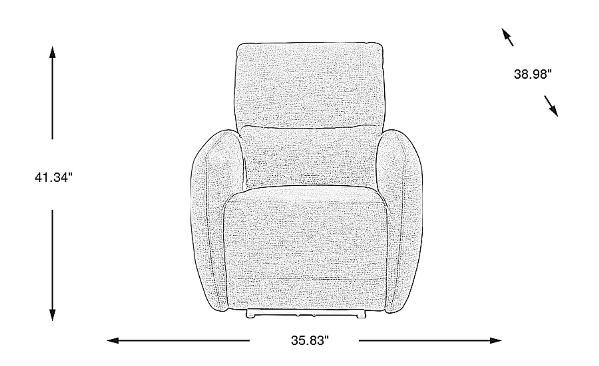 Dimension Image. Please refer to the Dimension Tab on this page for dimension details.