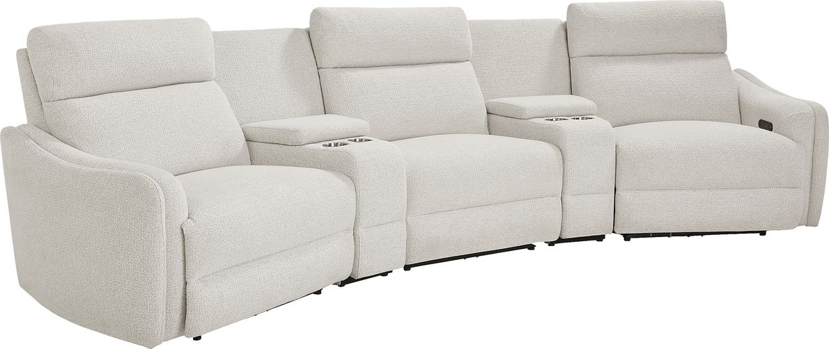 Yountville 5 Pc Dual Power Reclining Sectional