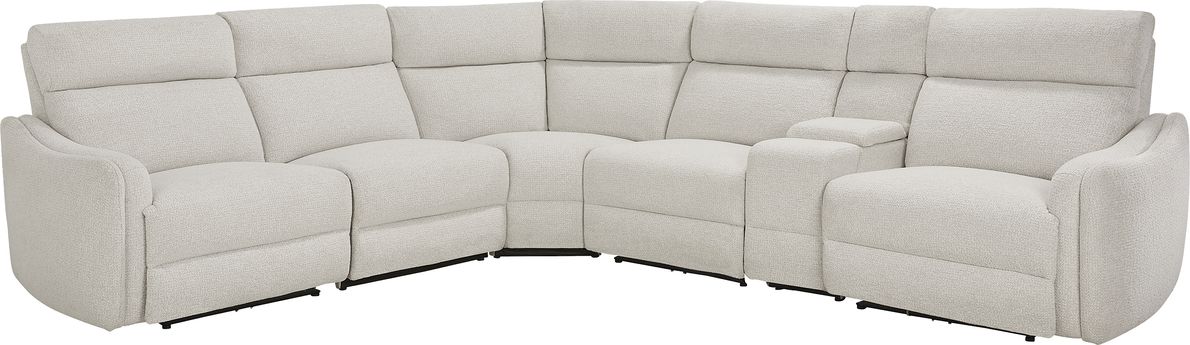 Yountville 6 Pc Dual Power Reclining Sectional