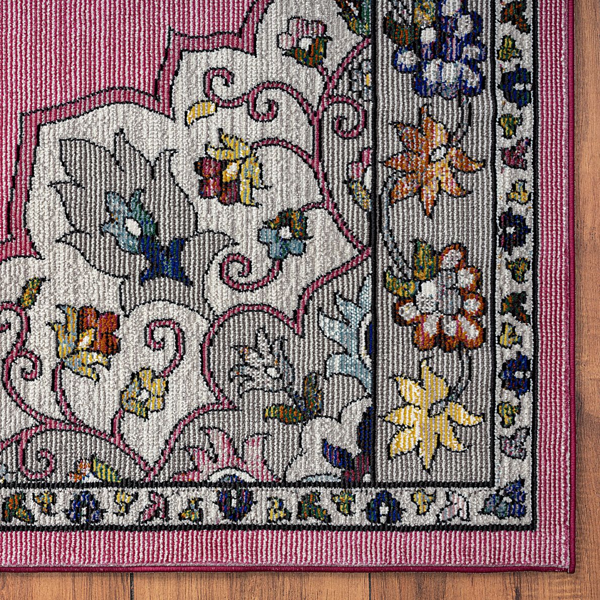 Drewellan Pink 7'6 x 9'6 Rug