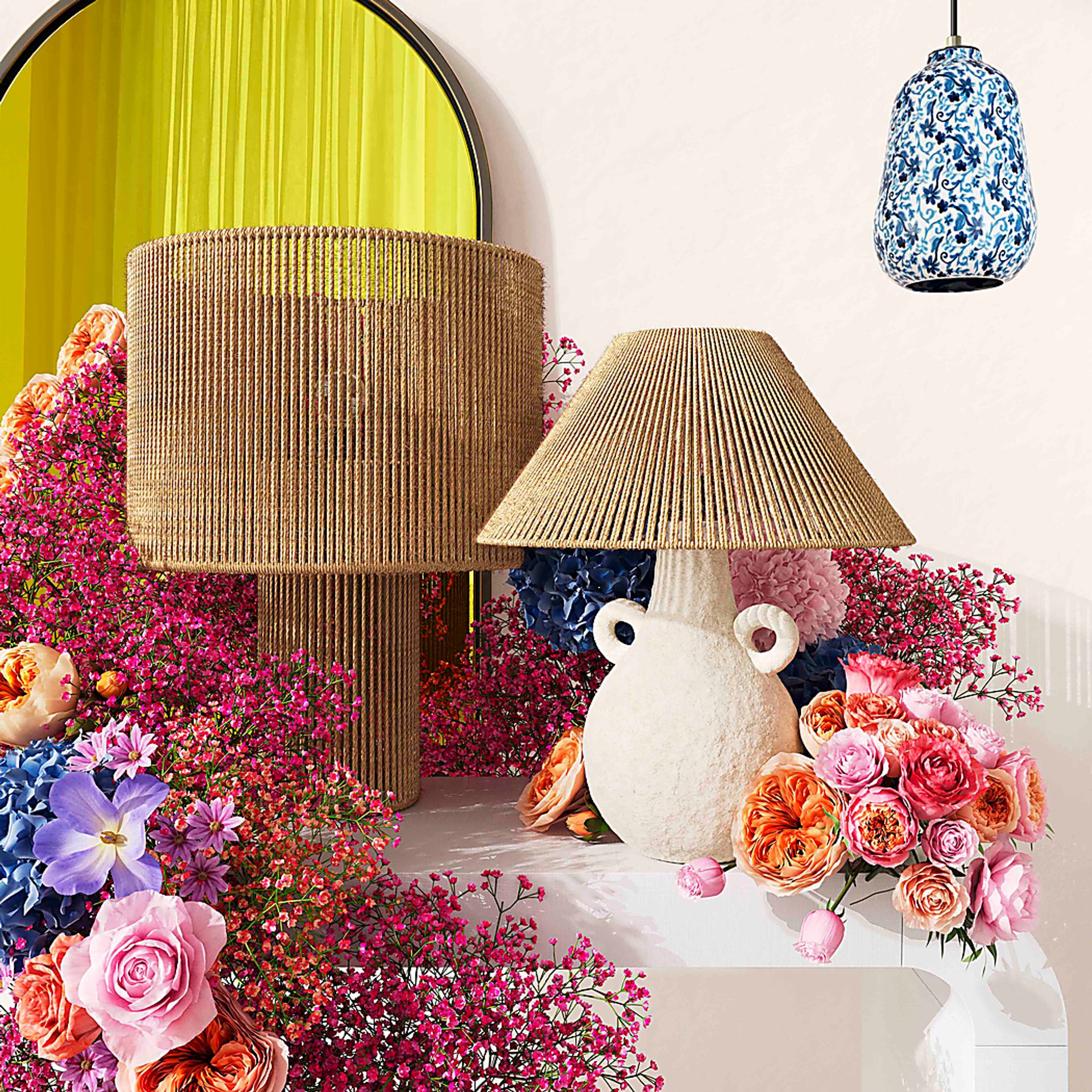 Drexel Moor Tan Lamp - Image 2