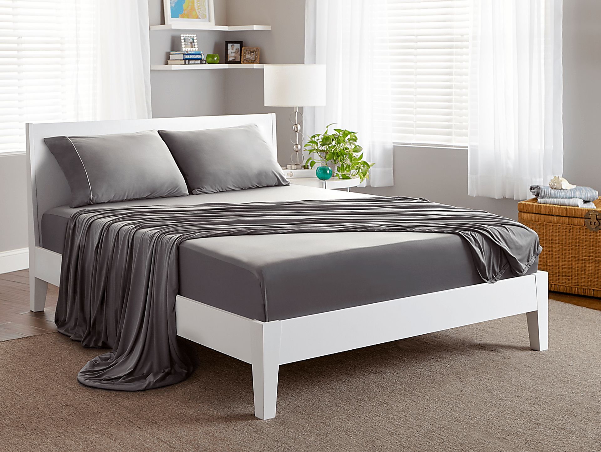Dri-Tec Performance Granite 3 Pc Twin XL Bed Sheet Set - Image 5