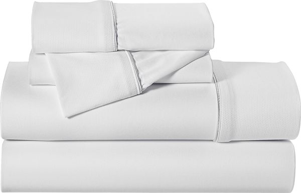 Dri-Tec Performance White 4 Pc King/California King Bed Sheet Set