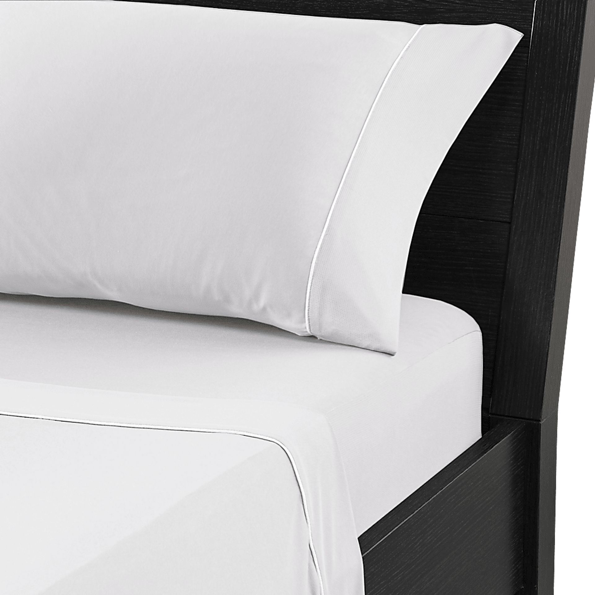 Dri-Tec Performance White 4 Pc Queen Bed Sheet Set - Image 3