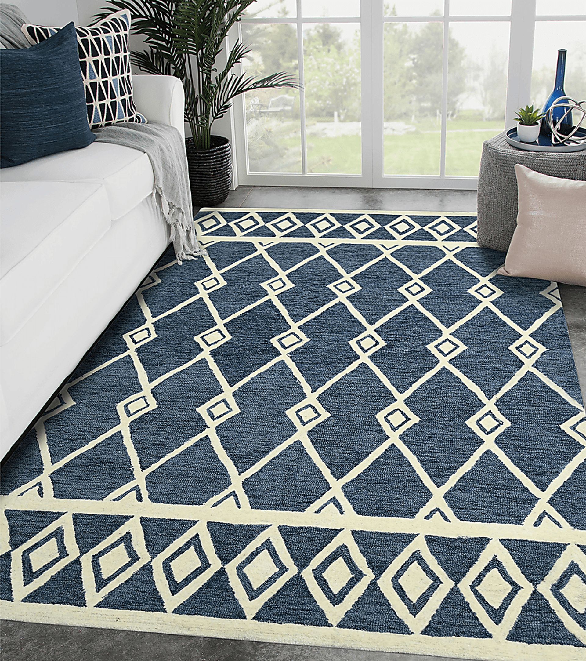 Driax Navy 8' x 10' Rug - Image 2