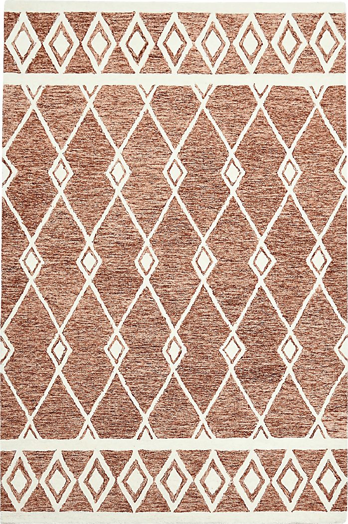Driax Rust 5' x 8' Rug