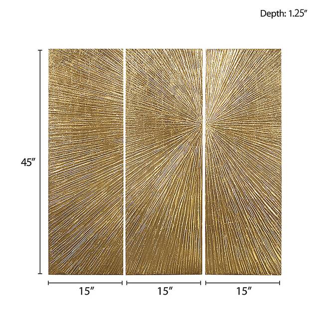 Driftair Gold Wall Decor, Set of 3 - Thumbnail - Image 10