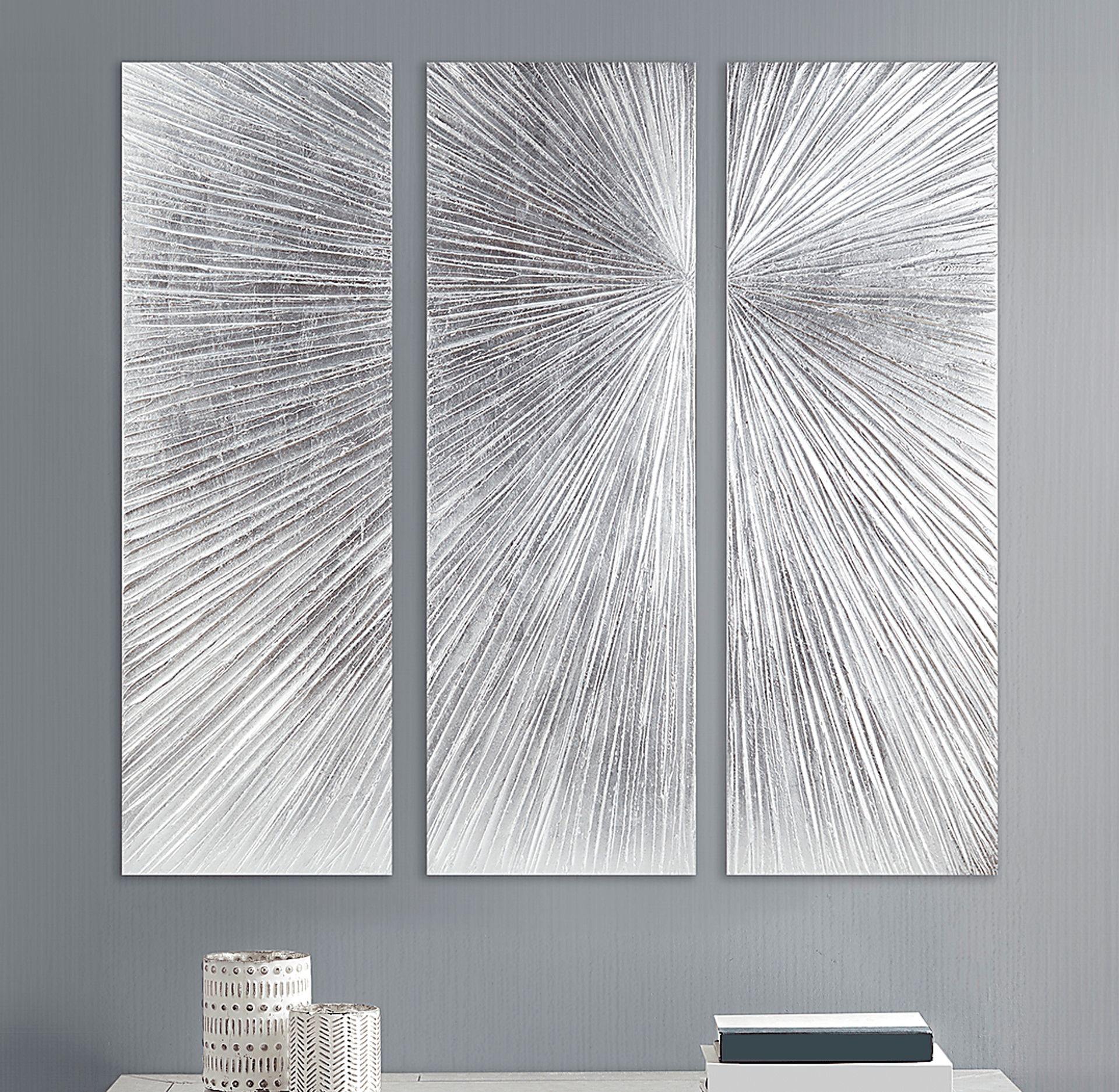 Driftair Silver Wall Decor, Set of 3 - Image 2
