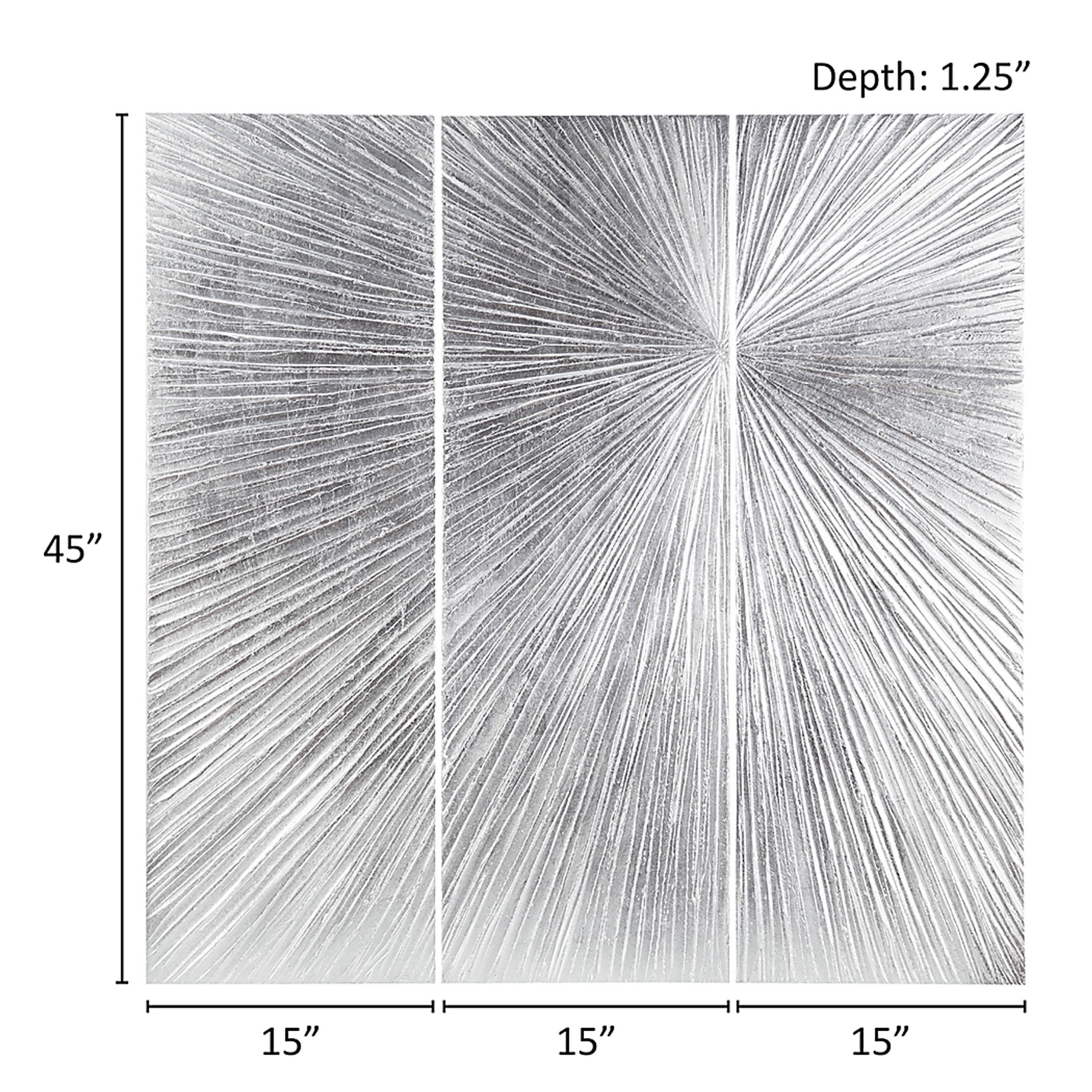 Driftair Silver Wall Decor, Set of 3 - Image 8