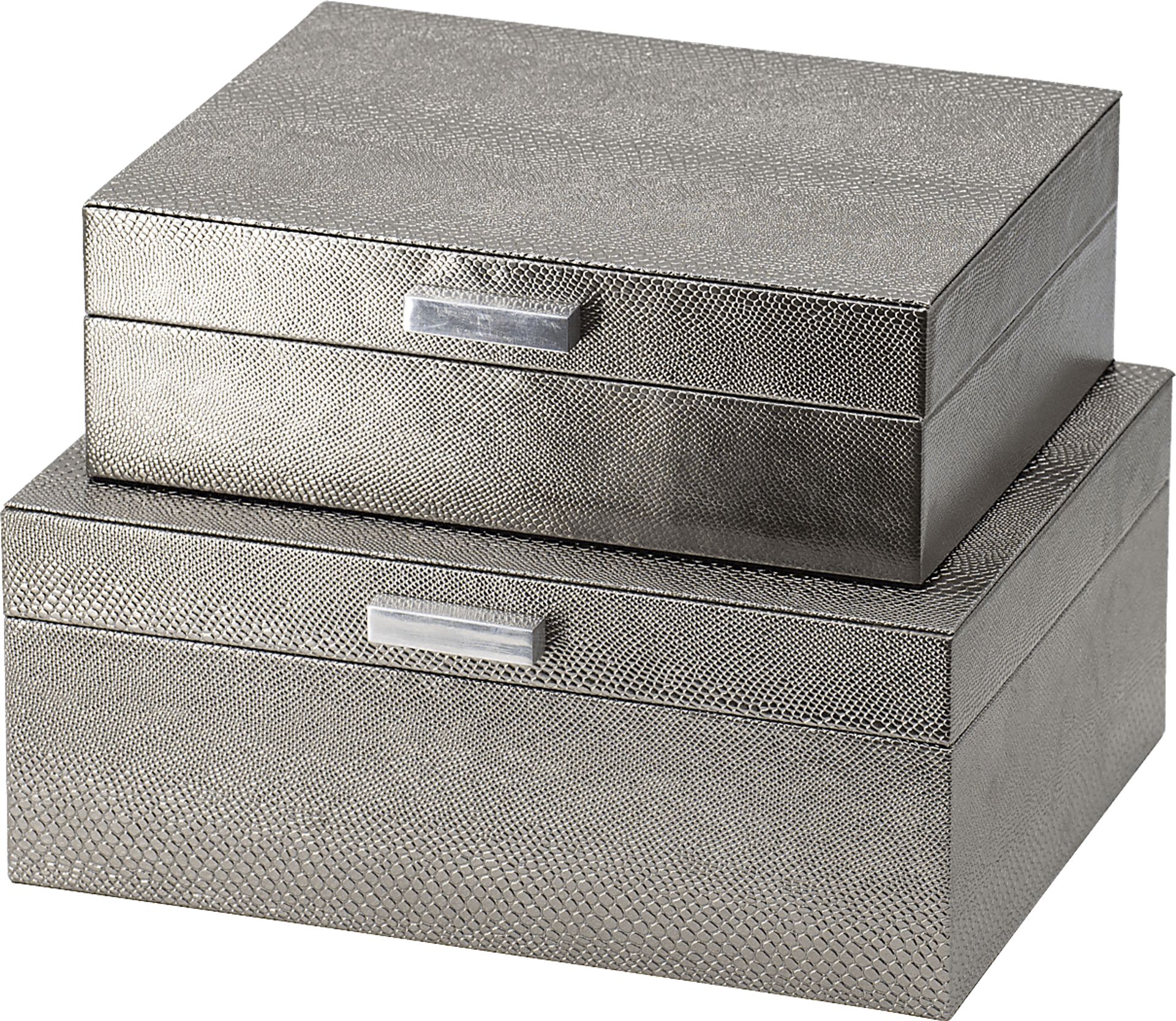 Drifthouse Silver Box, Set of 2 - Image 1