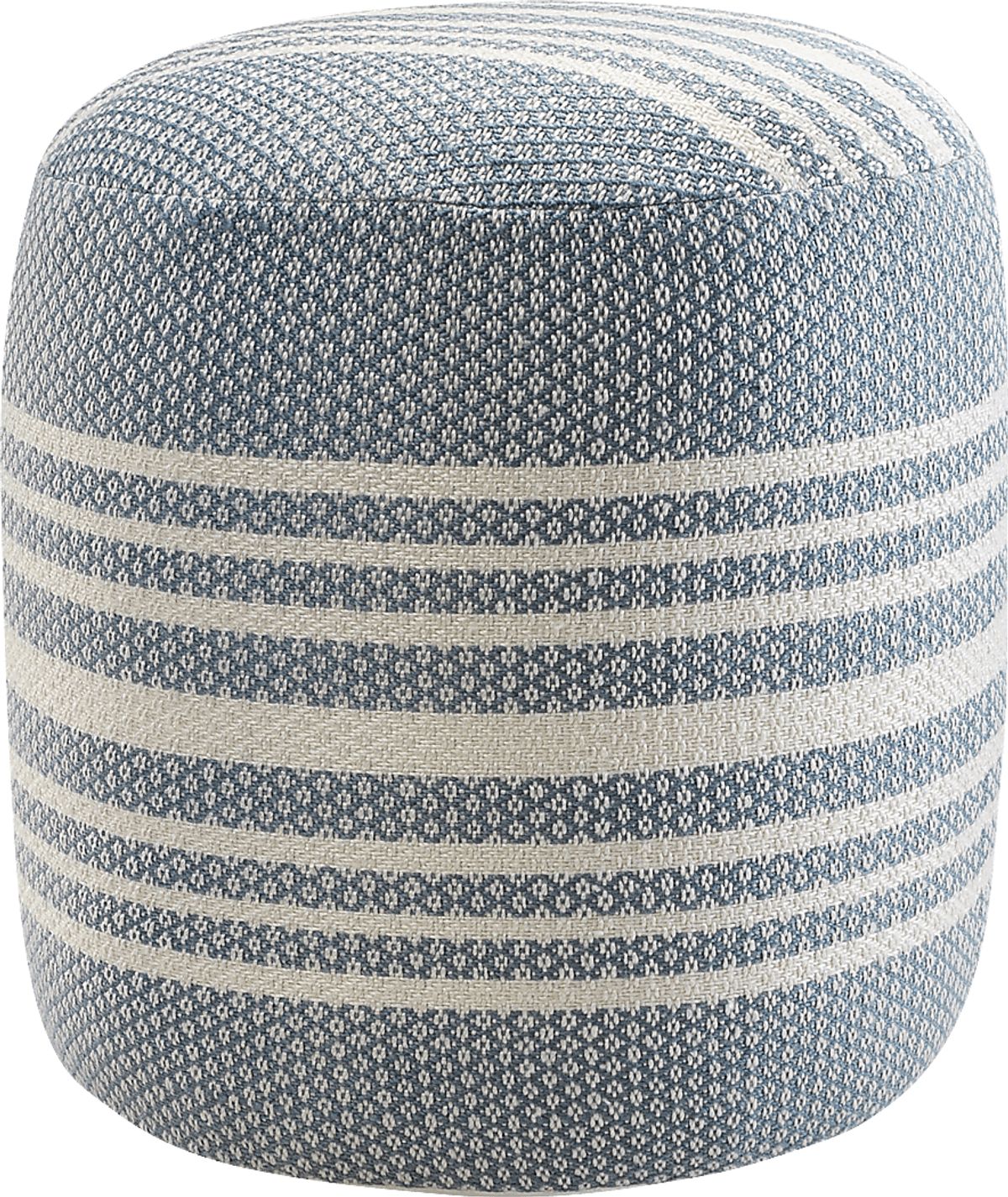 Drifthug Blue Pouf | Rooms to Go