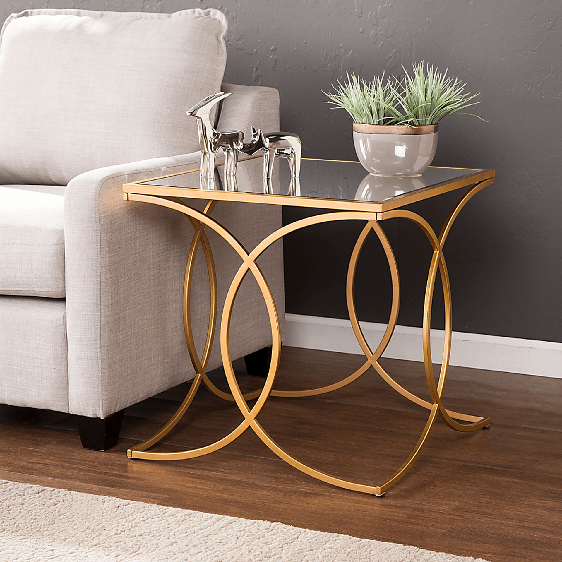 Drifton Gold End Table - Image 3