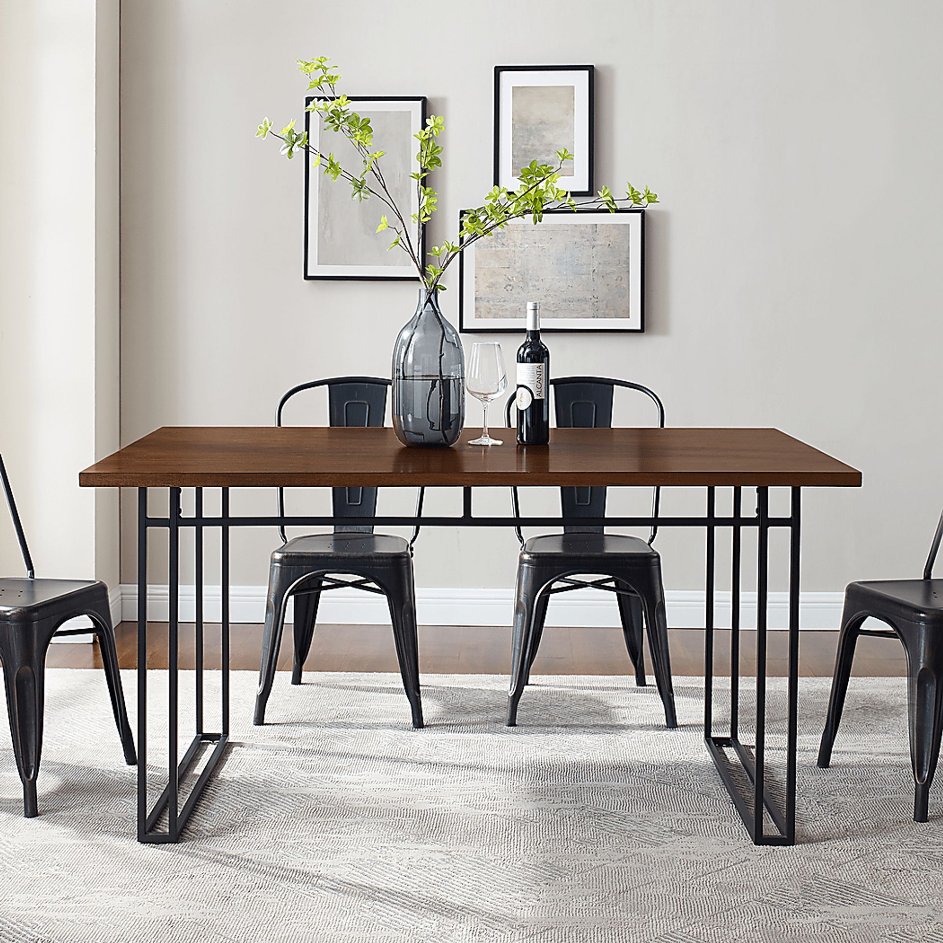 Drinnen Walnut Dining Table - Image 5