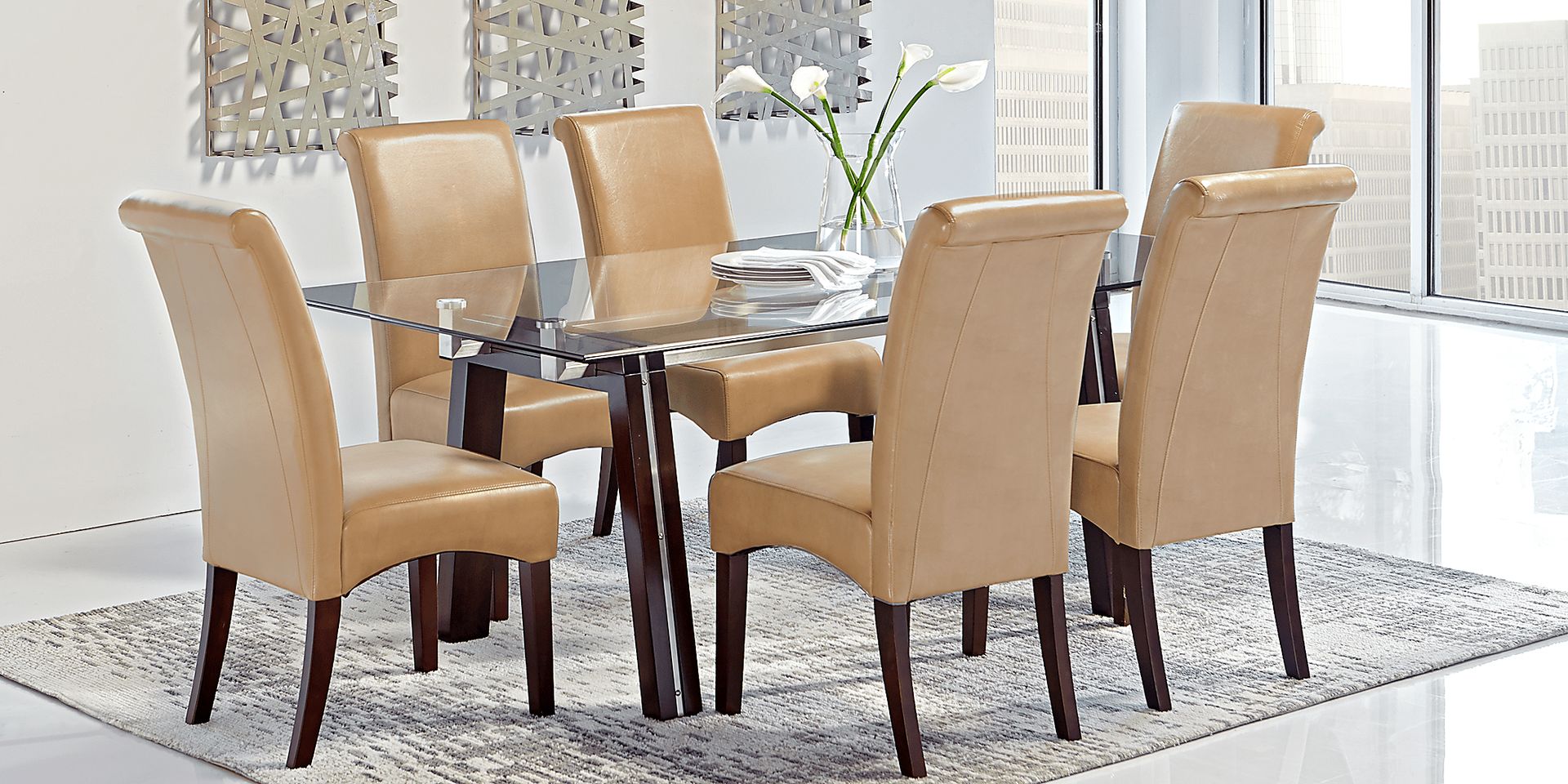 Driscoll Espresso 5 Pc Dining Room - Image 1