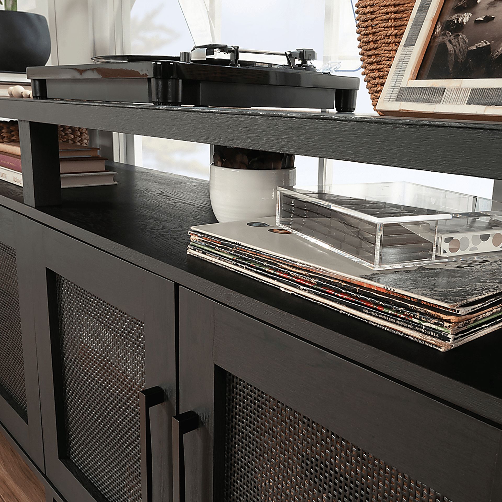 Drogheda Black 62.5 in. Console - Image 3