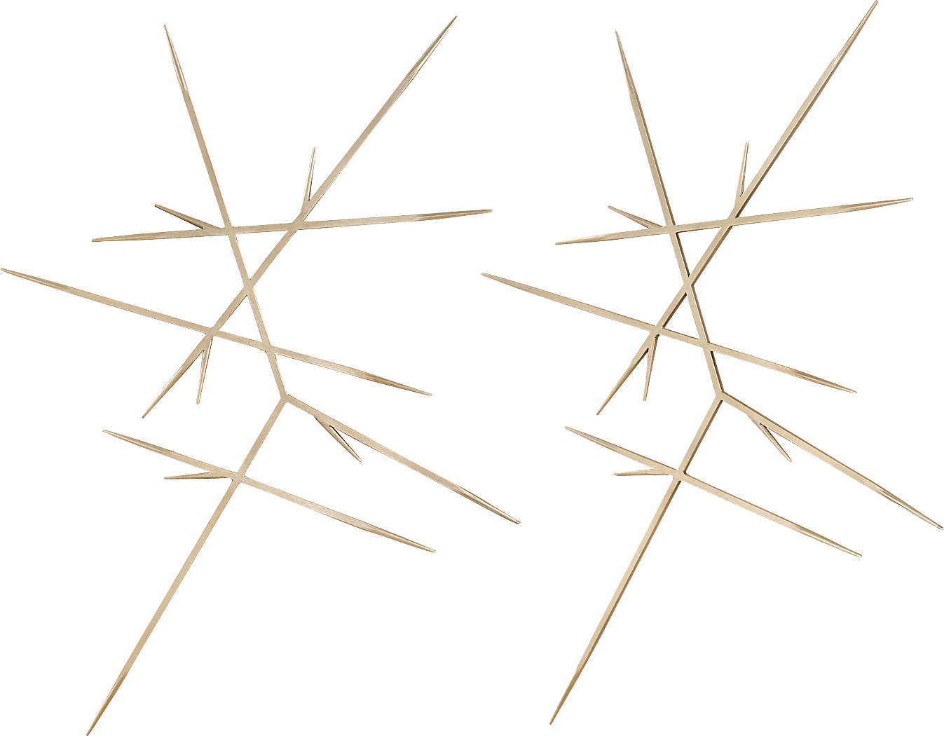 Droic Silver Wall Decor, Set of 2