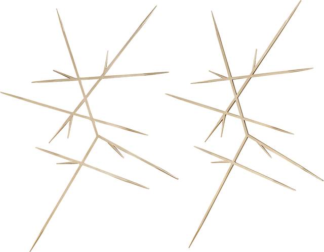 Droic Silver Wall Decor, Set of 2 - Thumbnail - Image 1