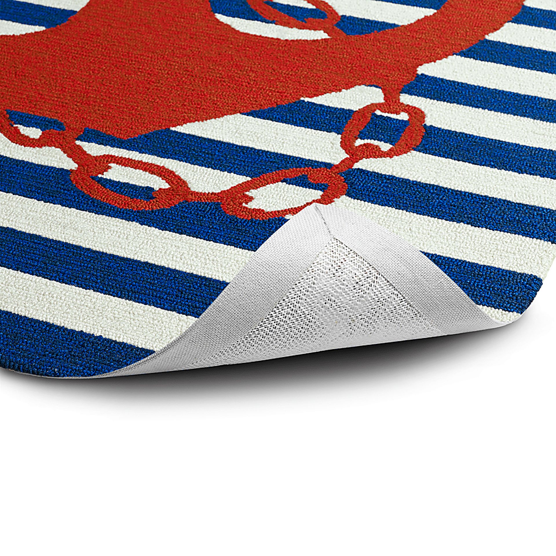 Drop Anchor Blue 2' x 6' Indoor/Outdoor Rug - Image 2