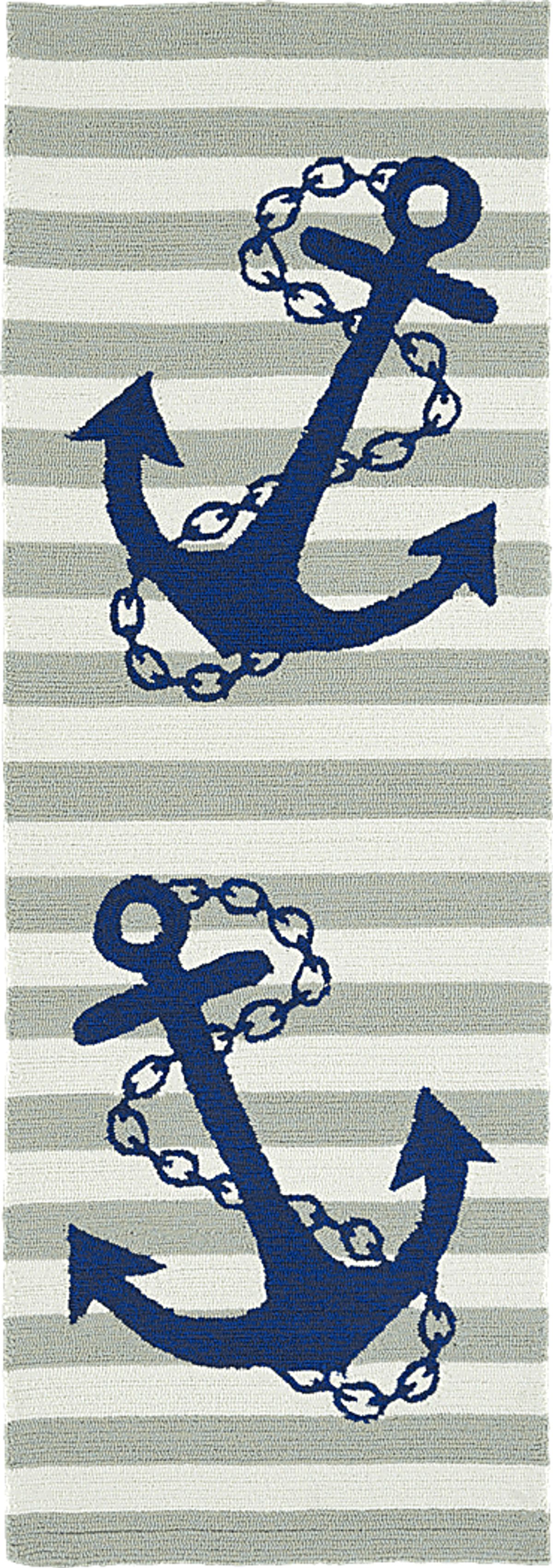 Drop Anchor Green Outdoor Indoor/Outdoor Rug | Rooms to Go