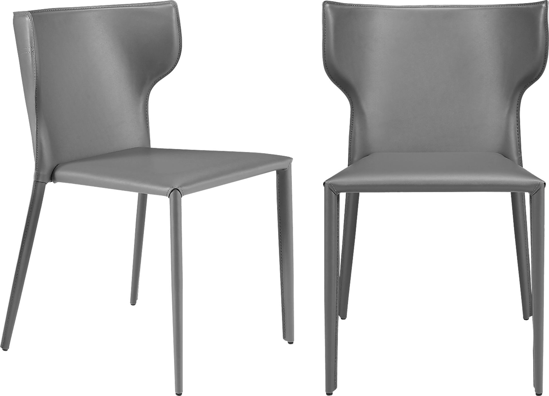 Drost Gray Dining Chair, Set of 2 - Image 1
