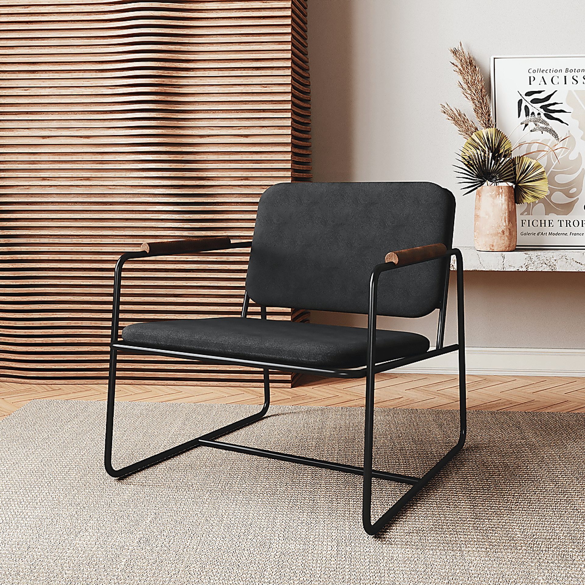 Drozan Black Accent Chair - Image 2