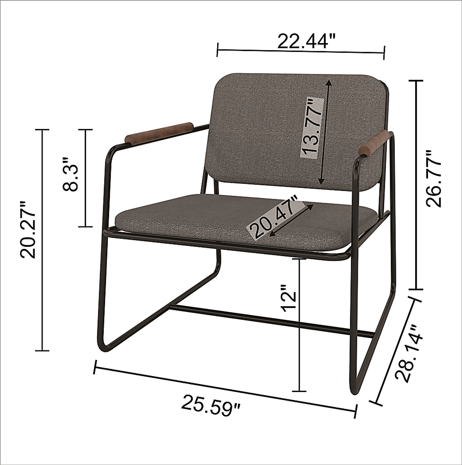 Drozan Black Accent Chair - Image 7