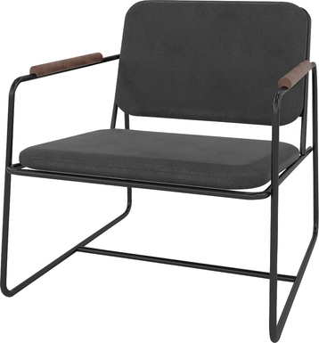 Drozan Black Accent Chair