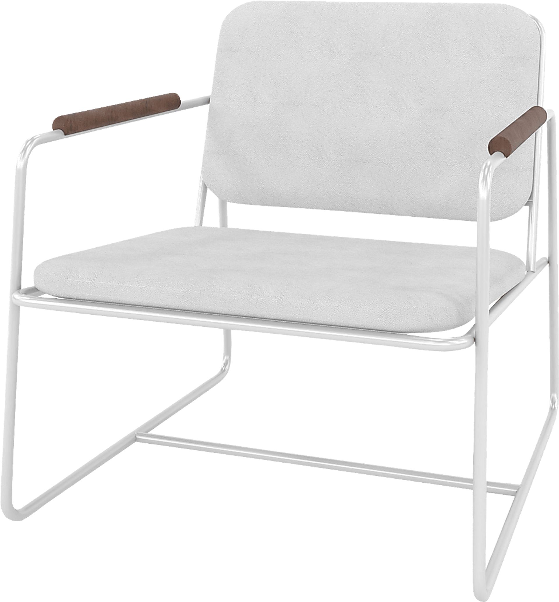 Drozan White Accent Chair - Image 1