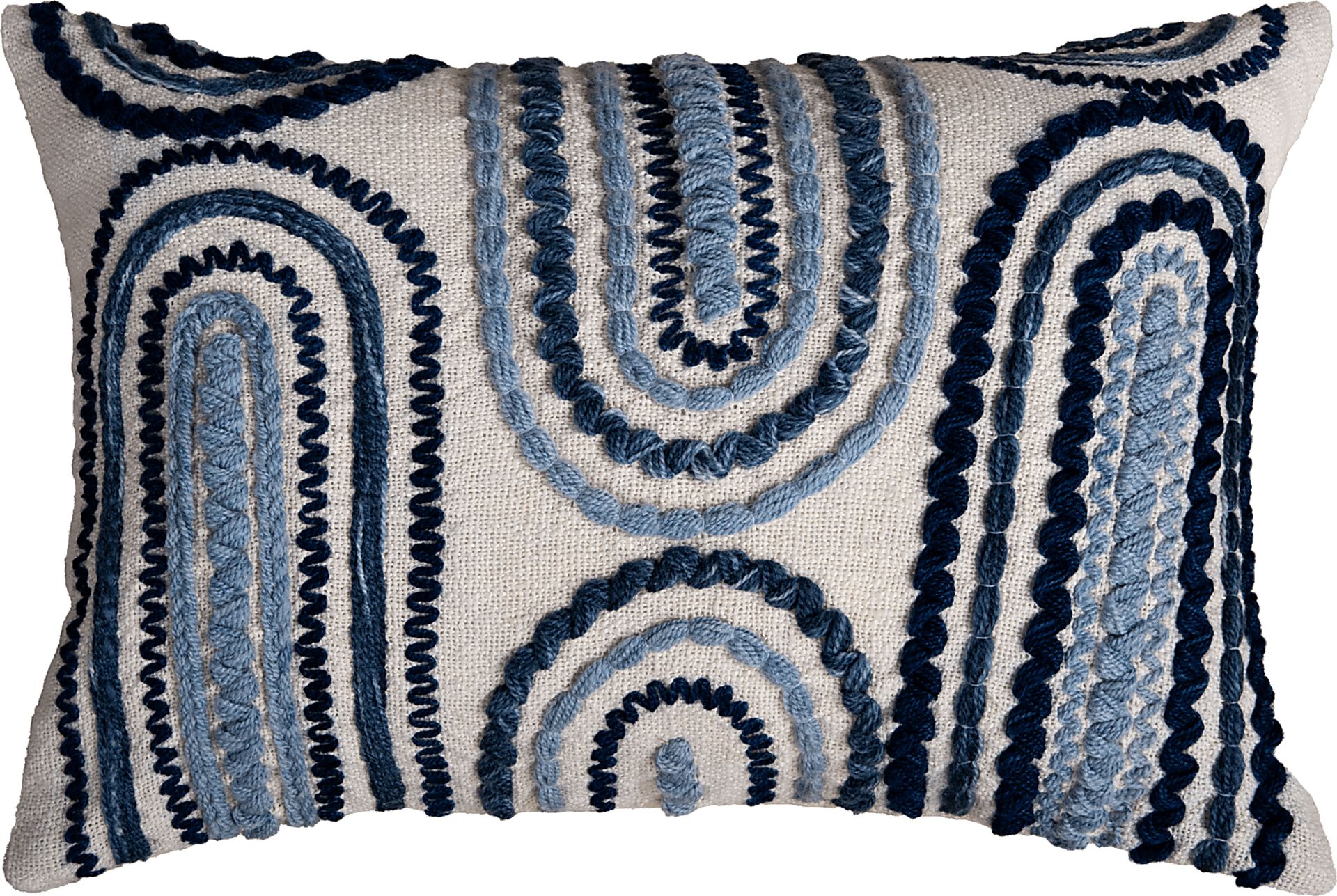 Drumm Blue Indoor/Outdoor Accent Pillow - Image 1
