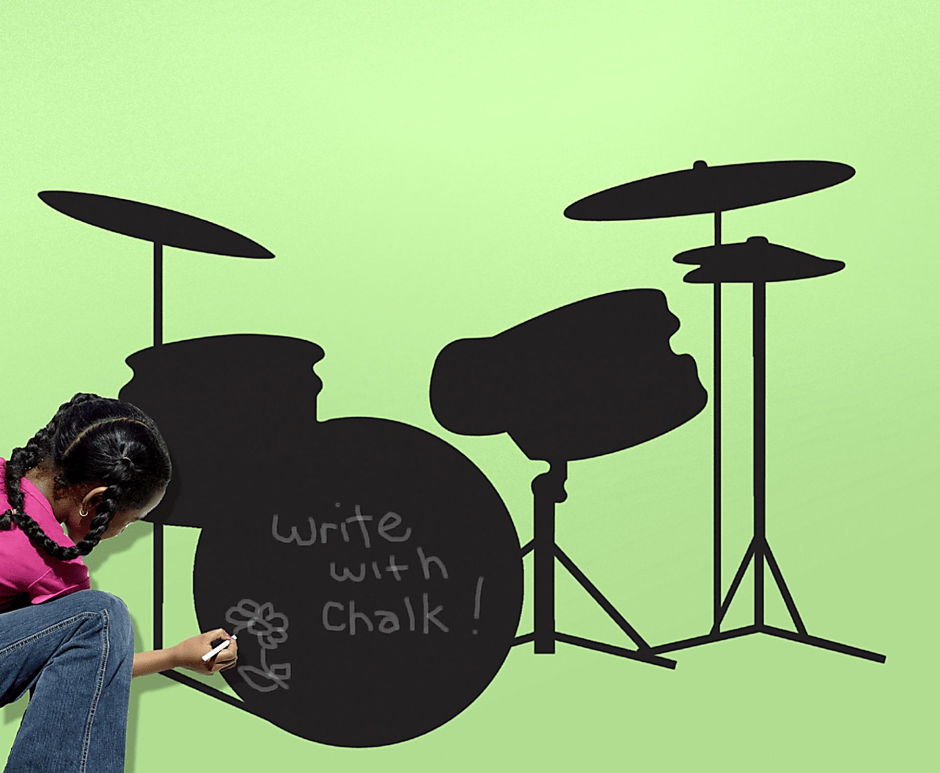 Drums Chalkboard Wall Decals - Image 2