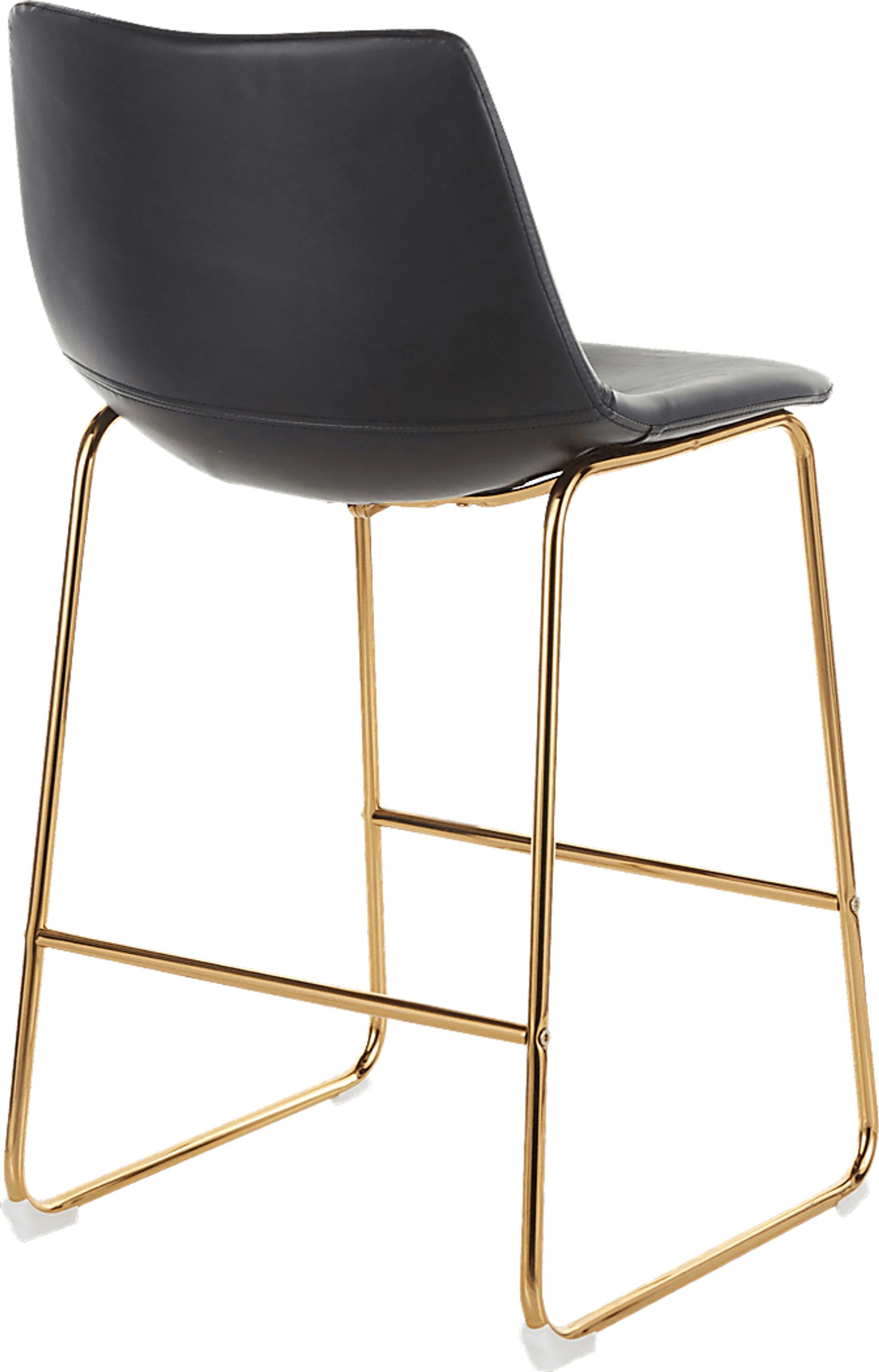 Dryades Black Counter Height Stool, Set of 2 - Image 4