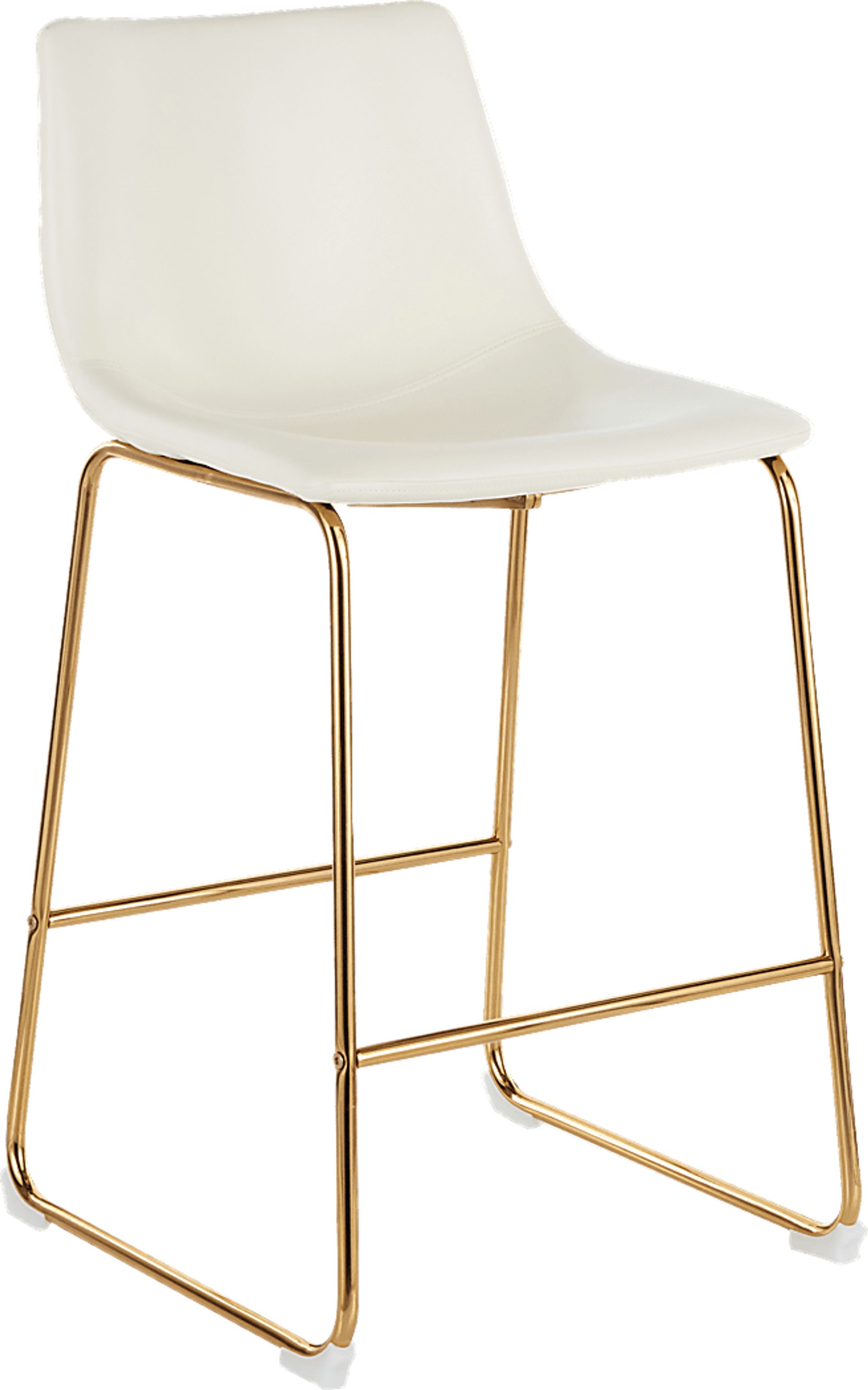 Dryades White Counter Height Stool, Set of 2 - Image 2