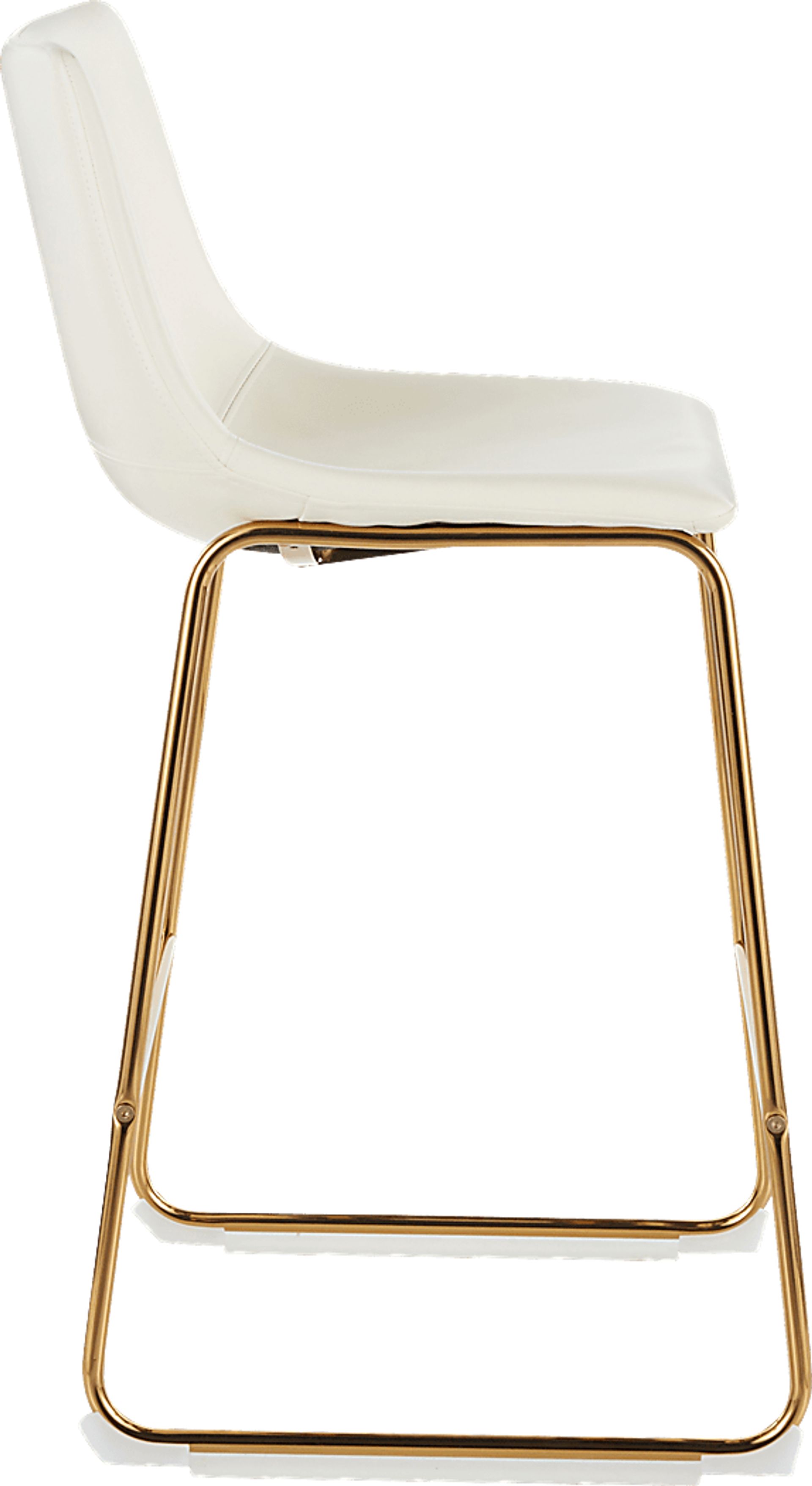 Dryades White Counter Height Stool, Set of 2 - Image 3
