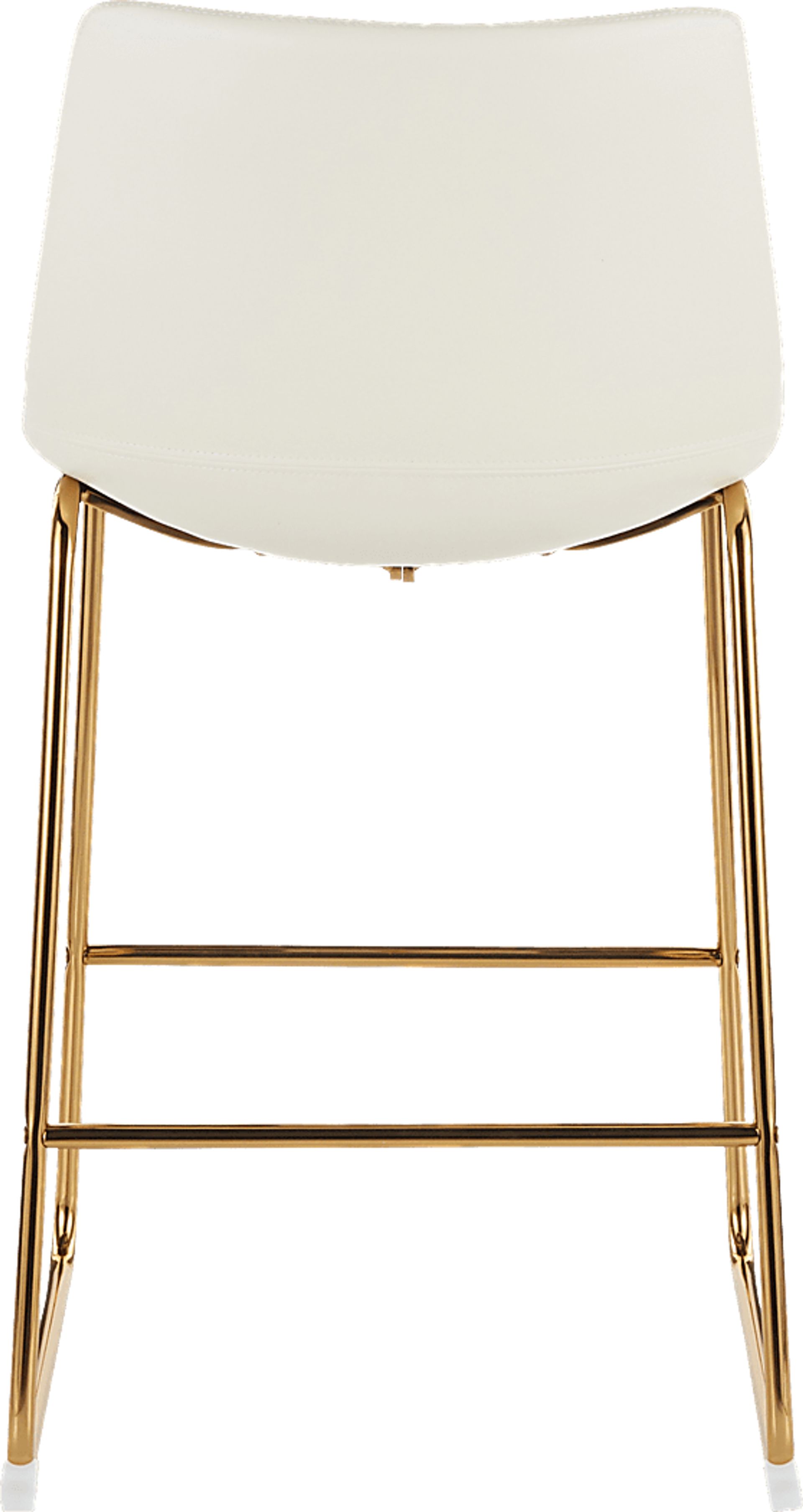 Dryades White Counter Height Stool, Set of 2 - Image 5