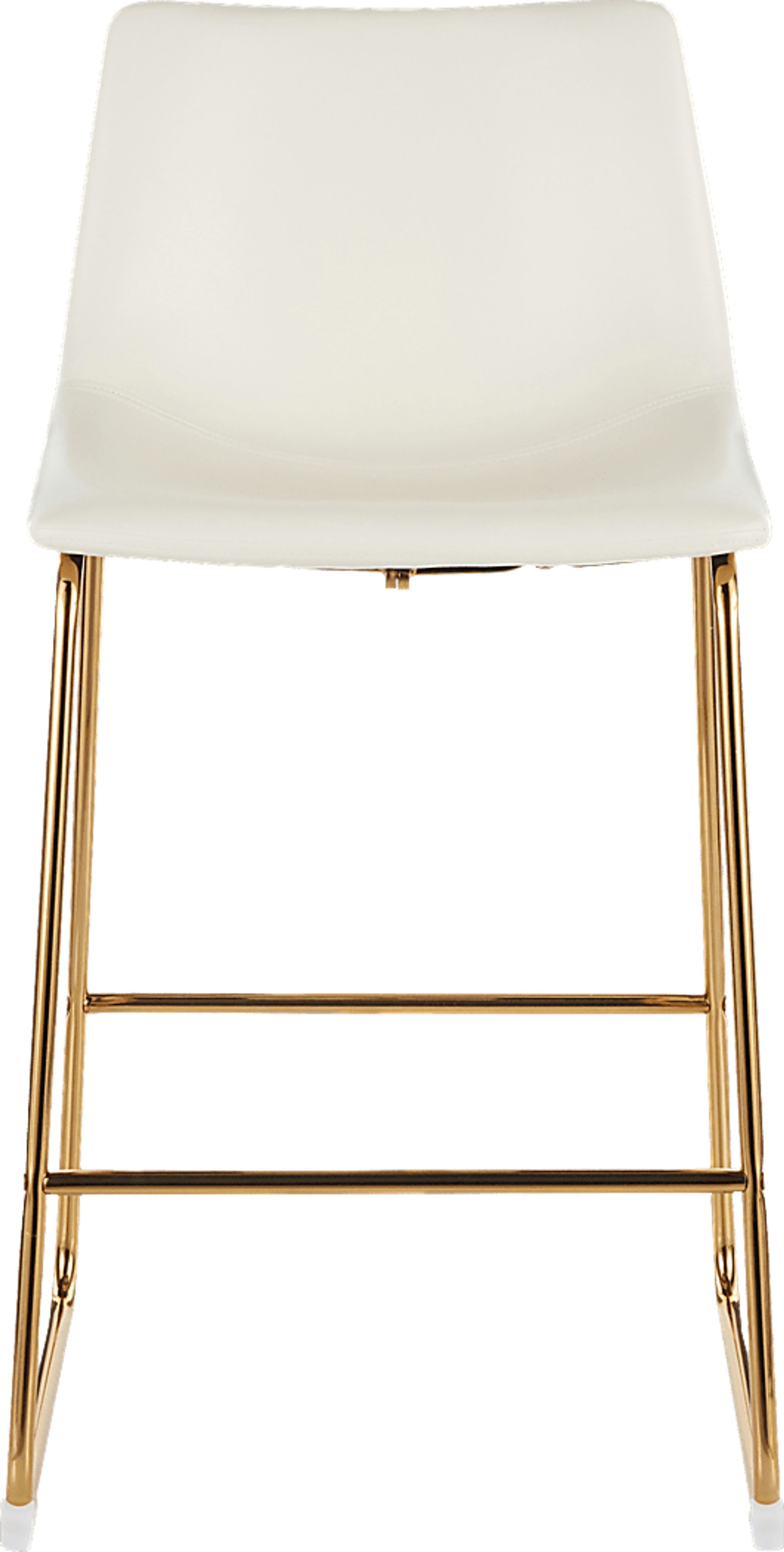 Dryades White Counter Height Stool, Set of 2 - Image 6