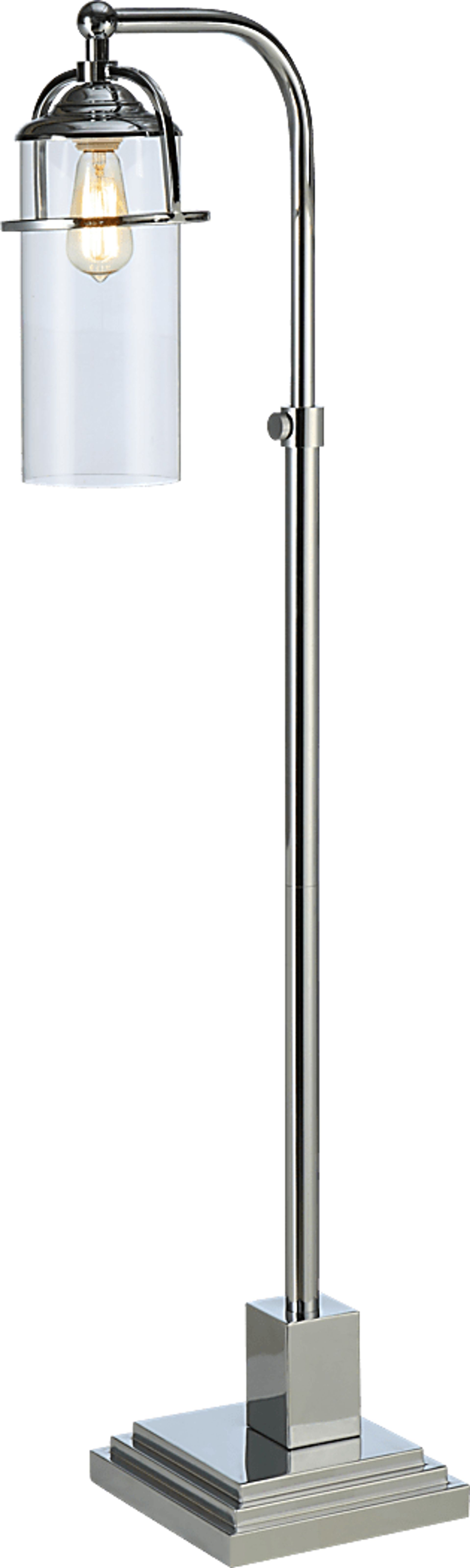 Dryden Hall Chrome Floor Lamp - Image 1