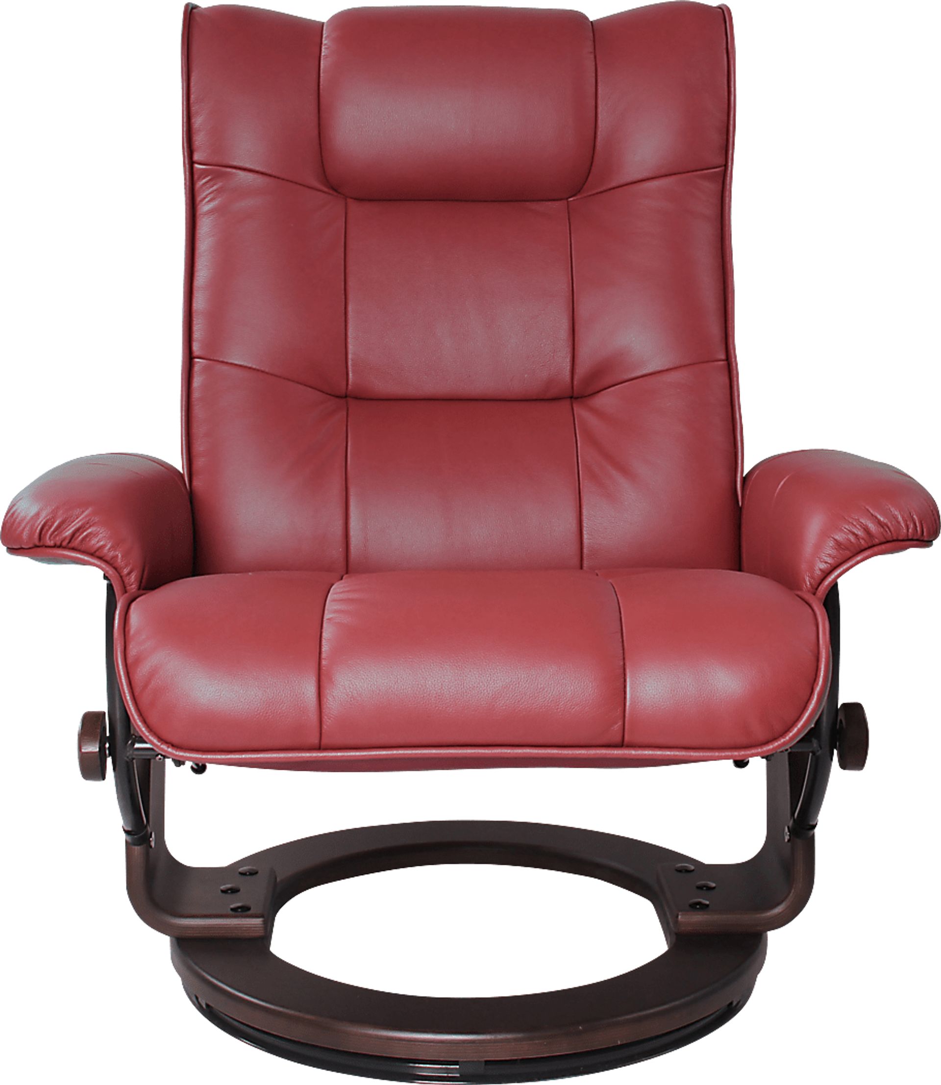 Drymon Scarlet Recliner & Ottoman - Image 3