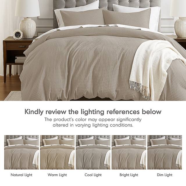 Drysdalea Beige Full/Queen 3 Pc Duvet Set - Thumbnail - Image 13